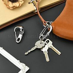 2 шт. 2-х видов фурнитуры из хирургической нержавеющей стали 316 с кольцом для ключей из нержавеющей стали 304&nbsp;FIND-CJ0005-41