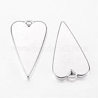 Тибетский стиль сплава сеттинги кабошон большой кулон&nbsp;X-LF11251Y