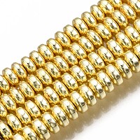 Гальванизировать немагнитных синтетический гематит нитей бисера&nbsp;G-Q465-19G