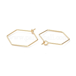 Фурнитура для сережек-колец из нержавеющей стали 316 STAS-K216-03A-G