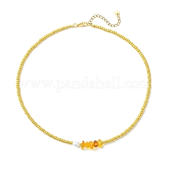 Женские ожерелья из натурального янтаря&nbsp;NJEW-JN06110