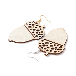 Набор для изготовления сережек на День благодарения своими руками WOOD-FS0001-06