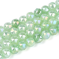 Антикоррозийные гальванические стеклянные бусины&nbsp;LS-GLAA-N064-8mm-09