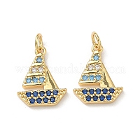 Латунные микро проложить кубического циркония подвески&nbsp;KK-C252-09G