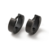 Полировка серьги-кольца из нержавеющей стали 304&nbsp;EJEW-P255-11EB