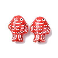 Фарфоровые бусины ручной работы&nbsp;PORC-K010-08J