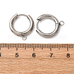201 фурнитура для сережек-колец из нержавеющей стали STAS-D379-05D-P