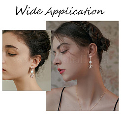 30 шт. 3 цвета 201 нержавеющая сталь фурнитура для сережек-гвоздиков STAS-DC0010-24