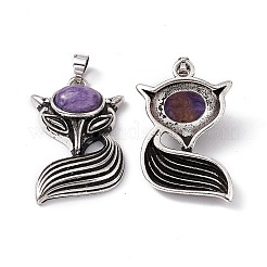 Натуральный Чароит подвески KK-A173-02AS-02