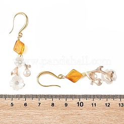 Серьги-подвески из сплава&nbsp;EJEW-JE07366