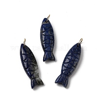 Резные подвески из натурального окрашенного лазурита&nbsp;G-G314-01G-05