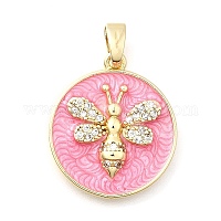 Латунные микро проложить кубического циркония подвески&nbsp;KK-P336-36G-02