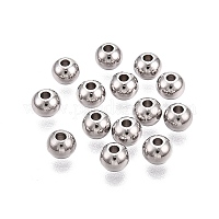 Бусины из нержавеющей стали 201&nbsp;X-STAS-R033-5mm
