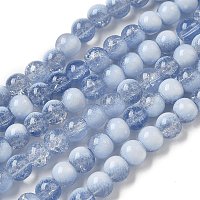 Стеклянные бусины кракле&nbsp;GLAA-U001-6mm-14