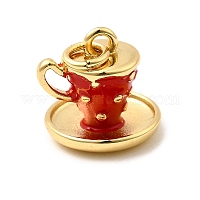 Латунь эмаль подвески&nbsp;KK-A268-11G-02