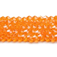 Прозрачные стеклянные бусины гальваническим пряди&nbsp;LS-GLAA-F029-3mm-C23