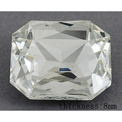 Galvanisische Glas Cabochons EGLA-R354