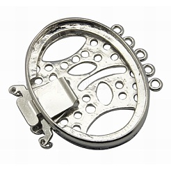 Messing Multi Strang Designerschliessen Fassungen für Cabochon J28RB021