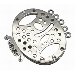 Messing Multi Strang Designerschliessen Fassungen für Cabochon J28RB021
