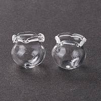 Конус из стеклянных бусин для изготовления колокольчиков&nbsp;GLAA-Z003-01F