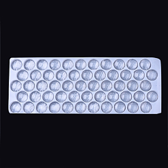 Transparente Glas Cabochons GGLA-R026-25mm-B