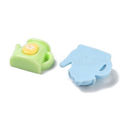 Süße undurchsichtige Decoden-Cabochons aus Harz RESI-S02-05