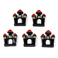 Halloween-Cabochons aus undurchsichtigem Harz RESI-T055-06