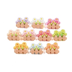 Undurchsichtige Decoden-Cabochons aus Harz CRES-M033-03