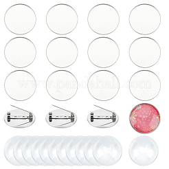 Blanko-Set zur Herstellung einer Kuppelbrosche DIY-UN0005-11A