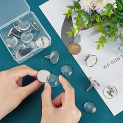 Set zur Herstellung von Manschettenknöpfen mit Rohlingen DIY-UN0005-24