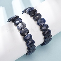 Натуральные браслеты из граненых бусин содалита&nbsp;BJEW-K251-07C