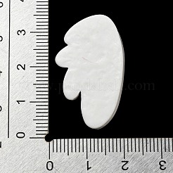 Undurchsichtige Engelsflügel-Decoden-Cabochons aus Kunstharz CRES-I029-06C