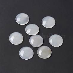 Natürlicher weißer Achat Cabochon G-C247-05B