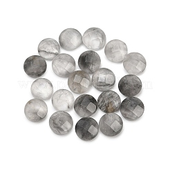 Natürliche wolkige Quarz-Cabochons G-B146-02A-6mm