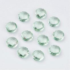 Facettierte Glas-Strass-Cabochons mit spitzer Rückseite RGLA-P013-B
