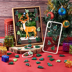 50 stücke 10 arten weihnachtsthema opake harz cabochons RESI-PH0002-08