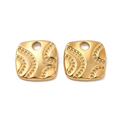 Ionenbeschichtung (IP) 304 Edelstahl Anhänger Strass-Einstellungen STAS-B032-30G