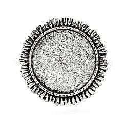 Geben Sie Ihre Kreationen eine einzigartige Designer-Look mit diesen modernen und charmanten Eisen hängender Cabochon Fassungen X-PALLOY-Q300-14AS-NR