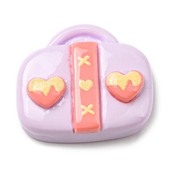 Cabochons aus undurchsichtigem Harz mit Musikmotiv CRES-D008-01C