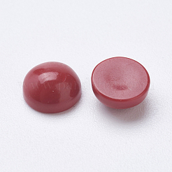 Synthetische Korallen Cabochon G-F501-03-3mm