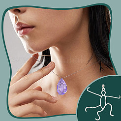 1 Stück rhodiniert 925 Sterling Silber 5 Krallen Zinken Anhänger Rohling ovale Form Cabochon Fassungen STER-BC0002-10B-P