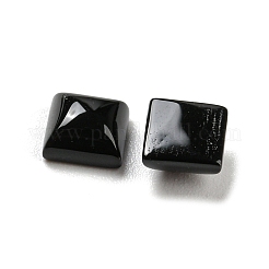 Cabochons aus natürlichem schwarzem Onyx G-P513-03A-01