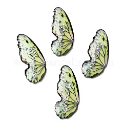 Durchscheinende Paillette-Cabochons aus Harz CRES-M023-03