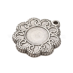 Cabochon-Fassungen für Anhänger aus Edelstahl 304 STAS-G344-06P