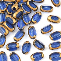 30 шт. Гальванические стеклянные бусины&nbsp;EGLA-YW0005-16B