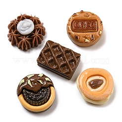 Undurchsichtige Decoden-Cabochons aus Kunstharzimitat für Lebensmittel CRES-H002-01B