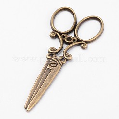 Gemischte Formen Tibetische Legierung Anhänger Cabochon und Anhänger Strass Fassungen TIBE-X0015