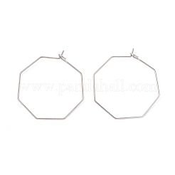 Фурнитура для сережек-колец из нержавеющей стали 316&nbsp;LS-STAS-C029-03P
