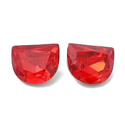 Facettierten Glas Strass cabochons GGLA-C032-03