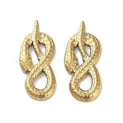 Ionenplattierung (IP) 304 Edelstahl-Cabochons STAS-P324-41G